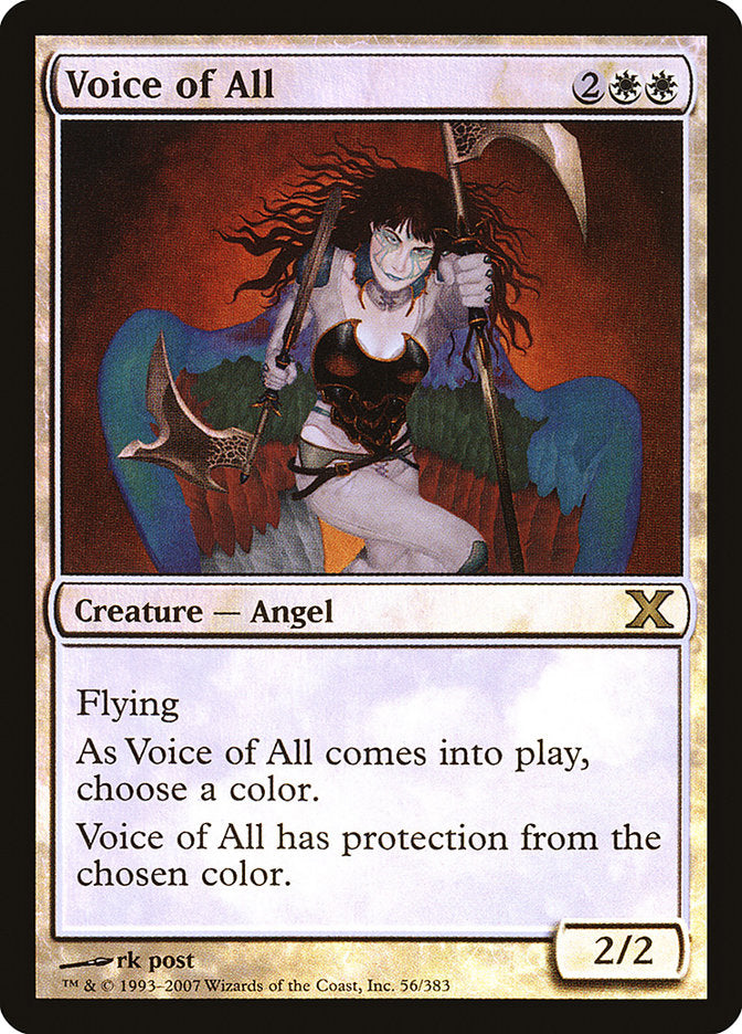 Voice of All (Premium Foil) [Tenth Edition] | Good Games Morley