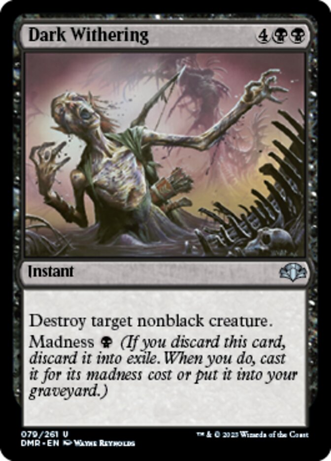 Dark Withering [Dominaria Remastered] | Good Games Morley