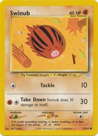Swinub (57/64) [Neo Revelation Unlimited] | Good Games Morley