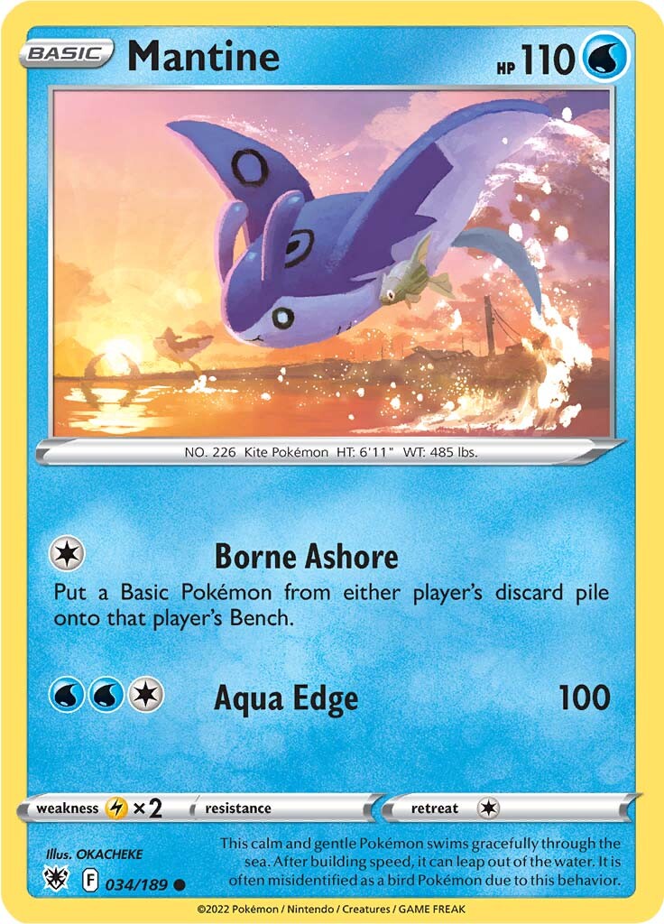 Mantine (034/189) [Sword & Shield: Astral Radiance] | Good Games Morley