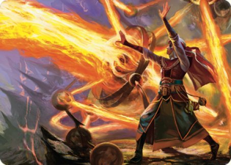 Ghitu Amplifier Art Card [Dominaria United Art Series] | Good Games Morley