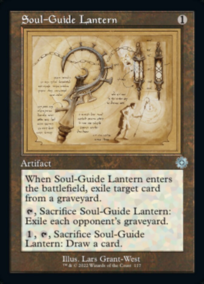 Soul-Guide Lantern (Retro Schematic) [The Brothers' War Retro Artifacts] | Good Games Morley