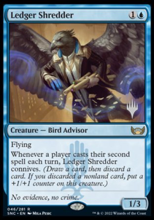Ledger Shredder (Promo Pack) [Streets of New Capenna Promos] | Good Games Morley