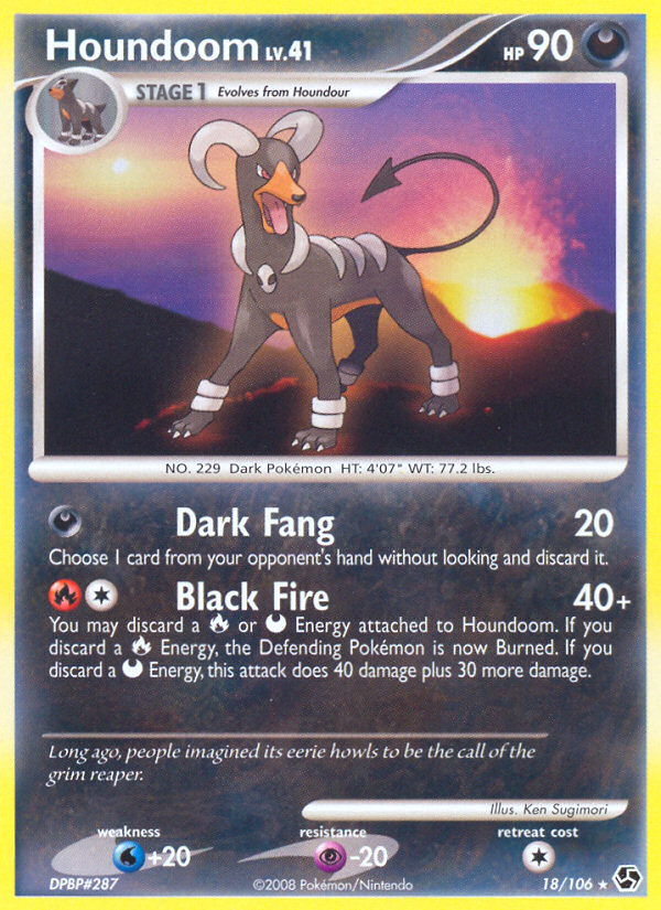 Houndoom (18/106) [Diamond & Pearl: Great Encounters] | Good Games Morley