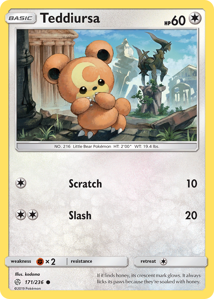 Teddiursa (171/236) [Sun & Moon: Cosmic Eclipse] | Good Games Morley