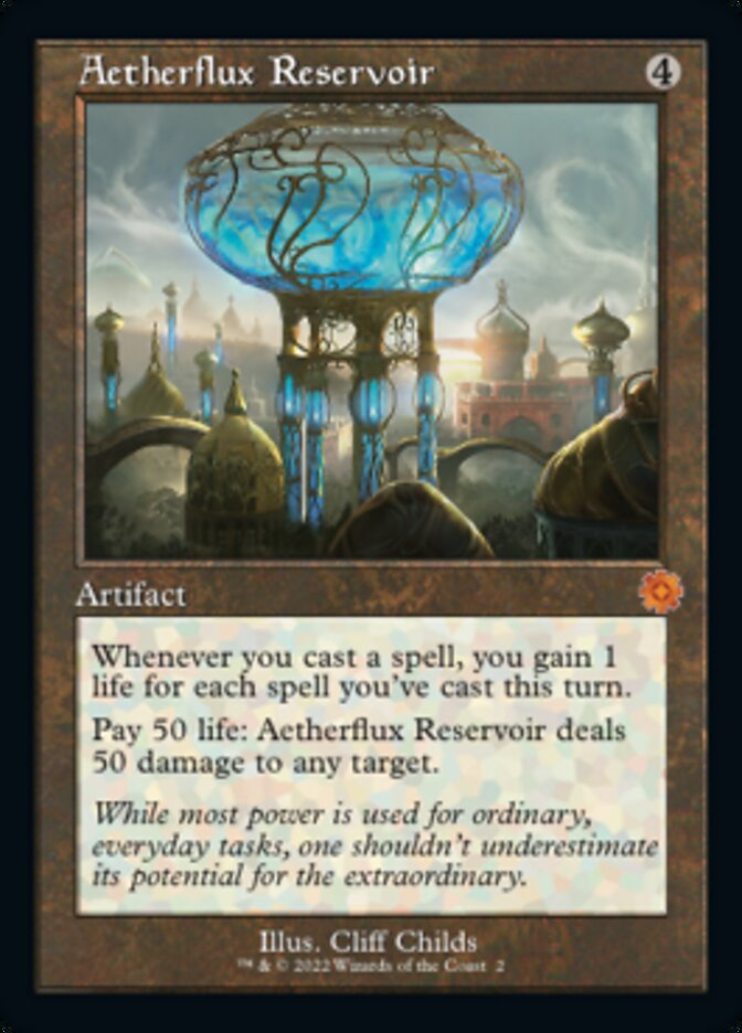 Aetherflux Reservoir (Retro) [The Brothers' War Retro Artifacts] | Good Games Morley