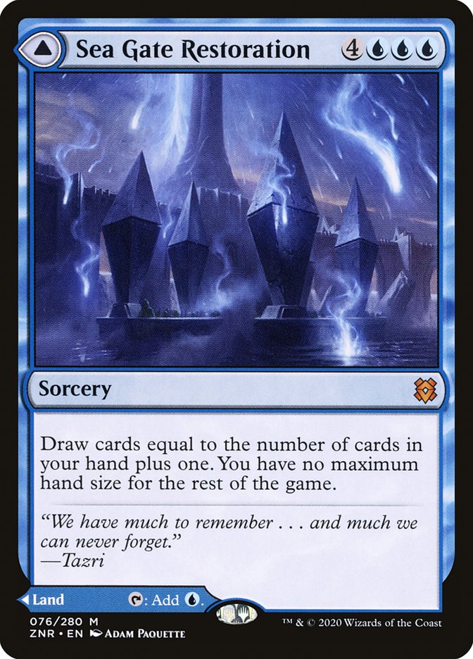 Sea Gate Restoration // Sea Gate, Reborn [Zendikar Rising] | Good Games Morley