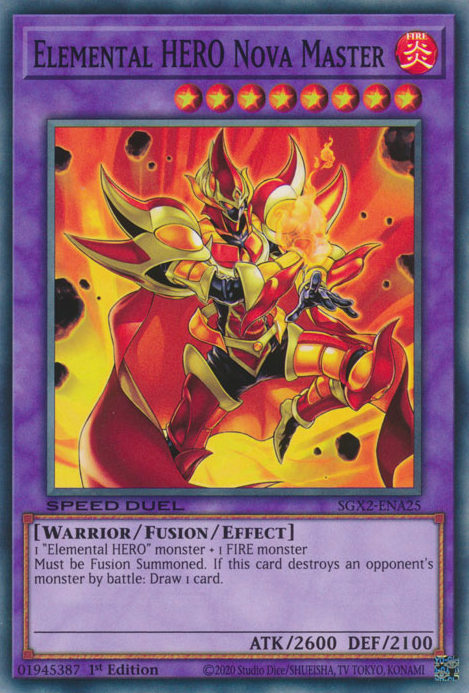 Elemental HERO Nova Master [SGX2-ENA25] Common | Good Games Morley