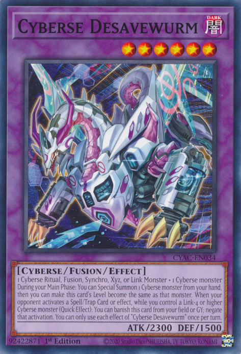 Cyberse Desavewurm [CYAC-EN034] Common | Good Games Morley