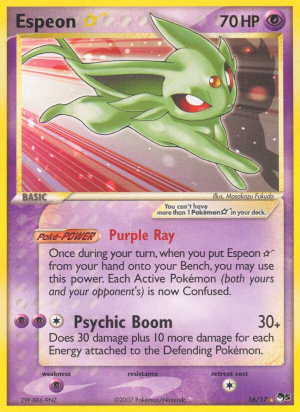Espeon Star (16/17) [POP Series 5] | Good Games Morley