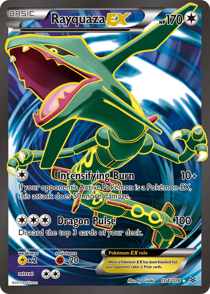 Rayquaza EX (104/108) [XY: Roaring Skies] | Good Games Morley