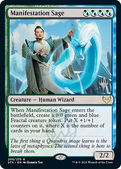 Manifestation Sage (Promo Pack) [Strixhaven: School of Mages Promos] | Good Games Morley