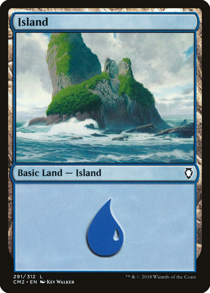 Island (291) [Commander Anthology Volume II] | Good Games Morley