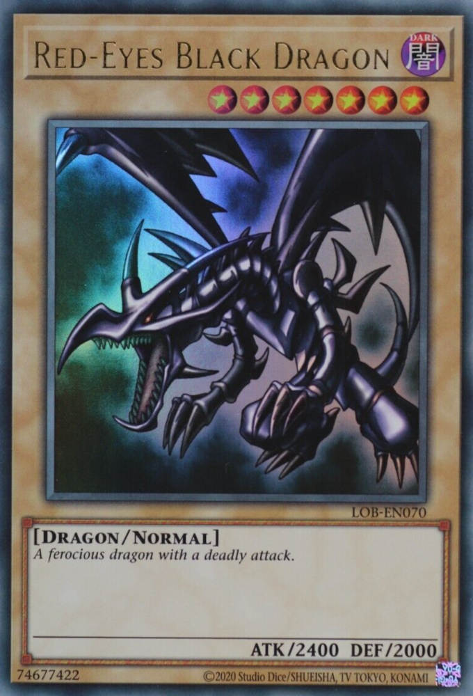 Red-Eyes Black Dragon (25th Anniversary) [LOB-EN070] Ultra Rare | Good Games Morley