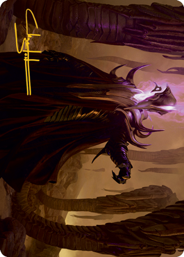 Extus, Oriq Overlord Art Card (Gold-Stamped Signature) [Strixhaven: School of Mages Art Series] | Good Games Morley
