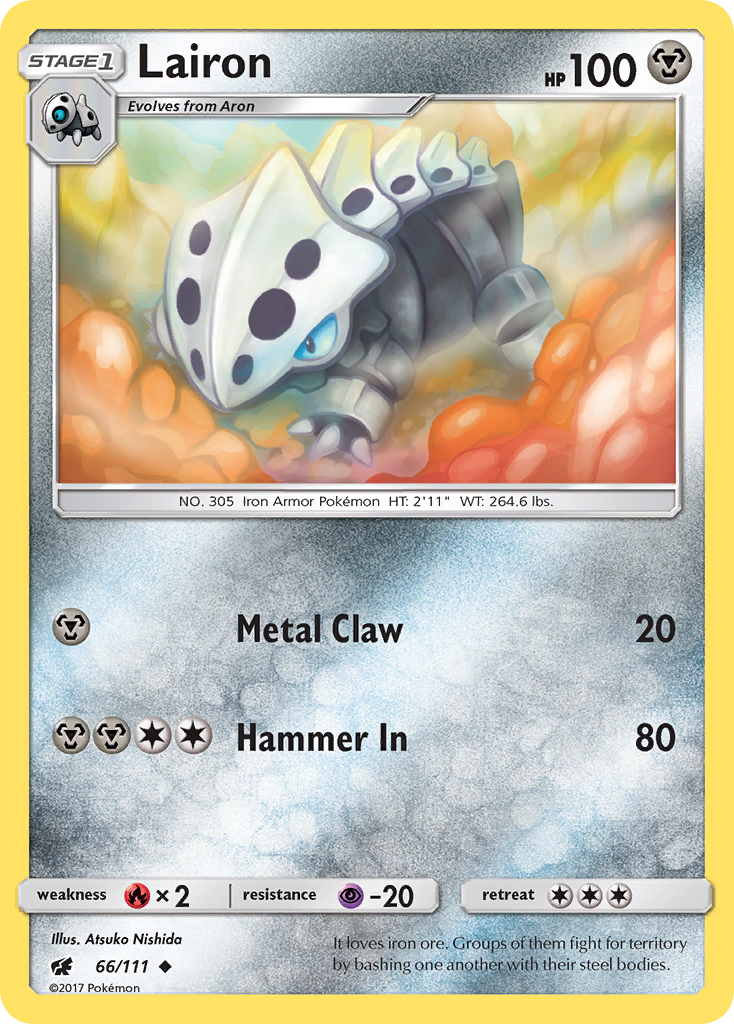 Lairon (66/111) [Sun & Moon: Crimson Invasion] | Good Games Morley