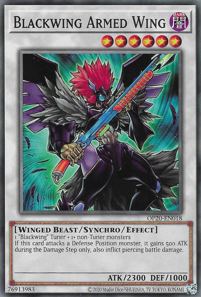 Blackwing Armed Wing [OP20-EN018] Common | Good Games Morley