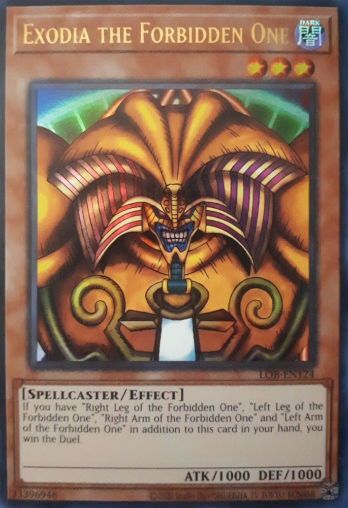 Exodia the Forbidden One (25th Anniversary) [LOB-EN124] Ultra Rare | Good Games Morley