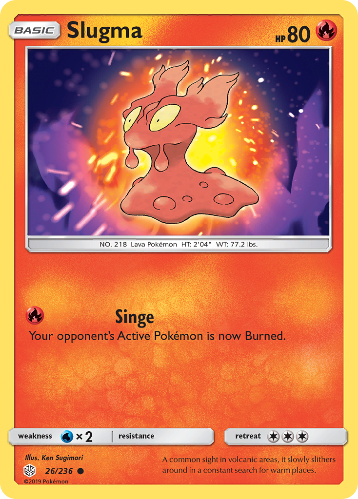 Slugma (26/236) [Sun & Moon: Cosmic Eclipse] | Good Games Morley