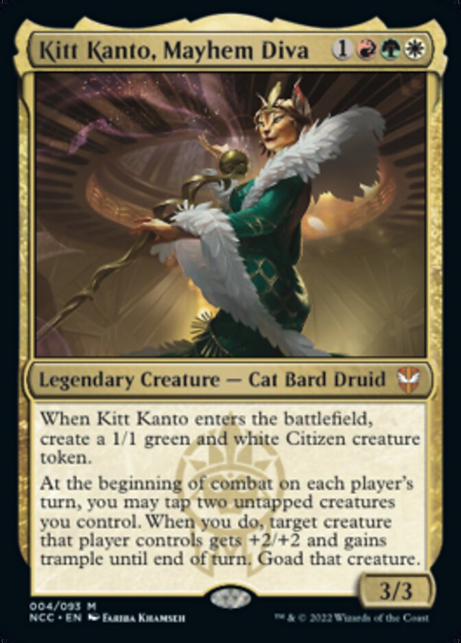 Kitt Kanto, Mayhem Diva [Streets of New Capenna Commander] | Good Games Morley