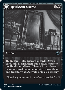 Heirloom Mirror // Inherited Fiend [Innistrad: Double Feature] | Good Games Morley