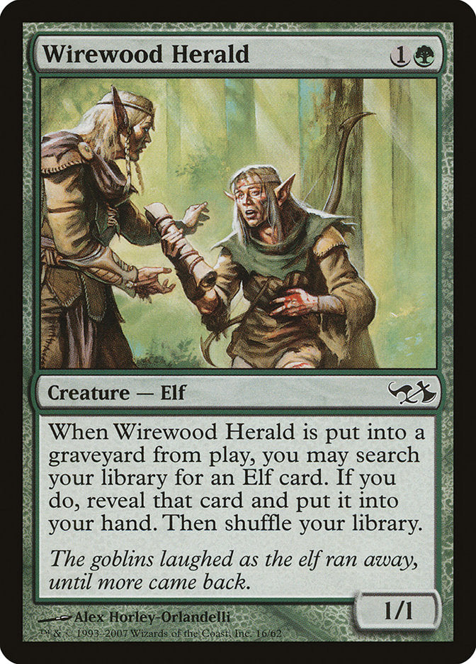 Wirewood Herald [Duel Decks: Elves vs. Goblins] | Good Games Morley