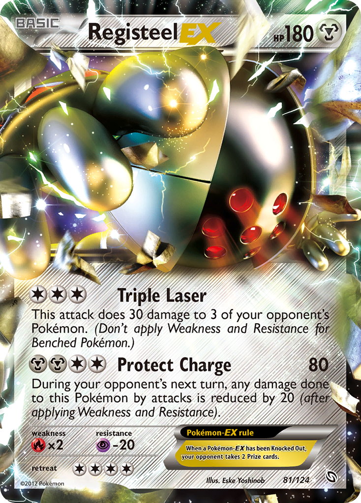 Registeel EX (81/124) [Black & White: Dragons Exalted] | Good Games Morley