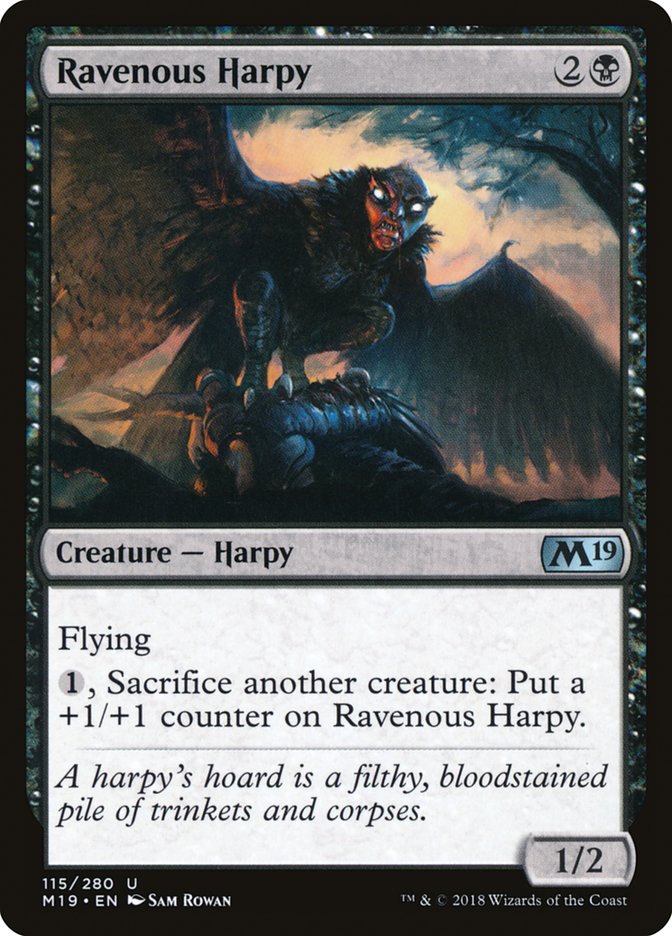 Ravenous Harpy [Core Set 2019] | Good Games Morley