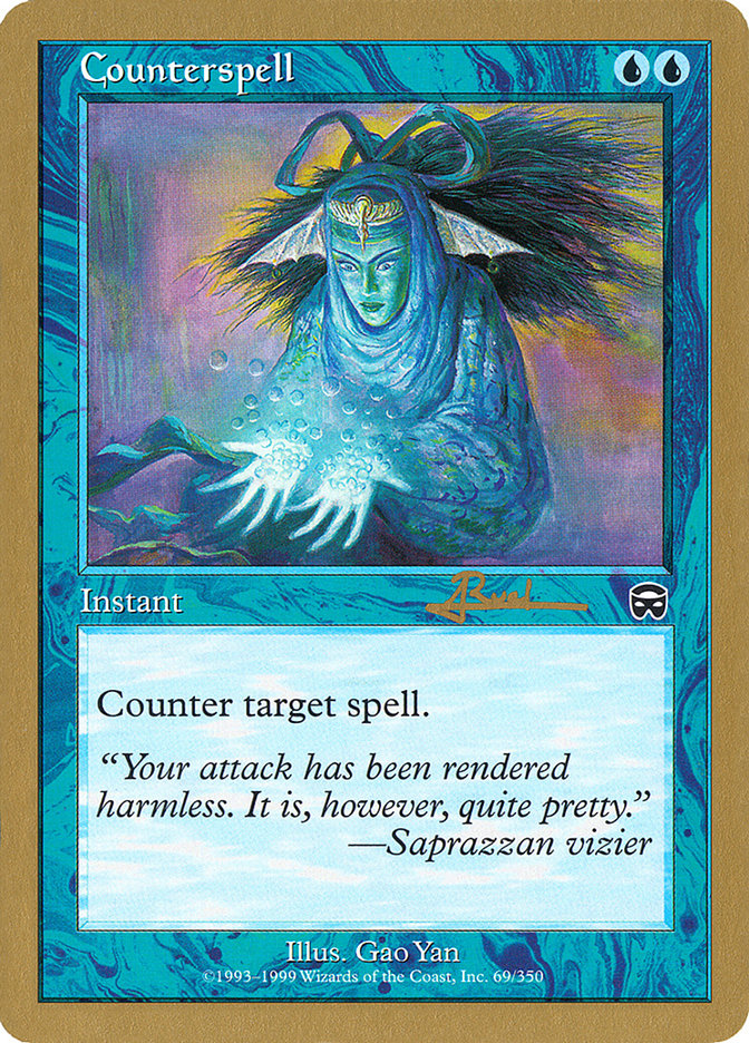 Counterspell (Antoine Ruel) (MMQ) [World Championship Decks 2001] | Good Games Morley