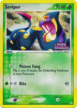 Seviper (32/110) (Stamped) [EX: Holon Phantoms] | Good Games Morley