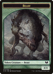 Beast // Snake (017) Double-Sided Token [Commander 2015 Tokens] | Good Games Morley