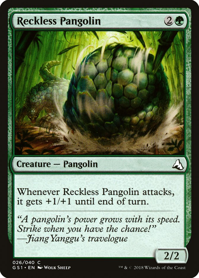 Reckless Pangolin [Global Series Jiang Yanggu & Mu Yanling] | Good Games Morley