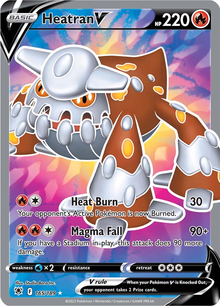 Heatran V (165/189) [Sword & Shield: Astral Radiance] | Good Games Morley