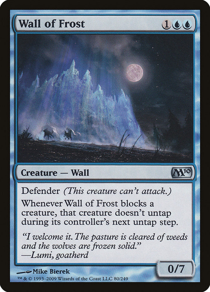 Wall of Frost [Magic 2010] | Good Games Morley