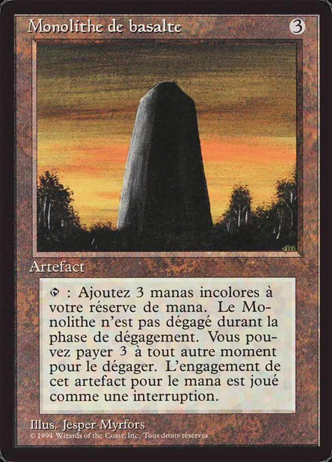 Basalt Monolith [Foreign Black Border] | Good Games Morley