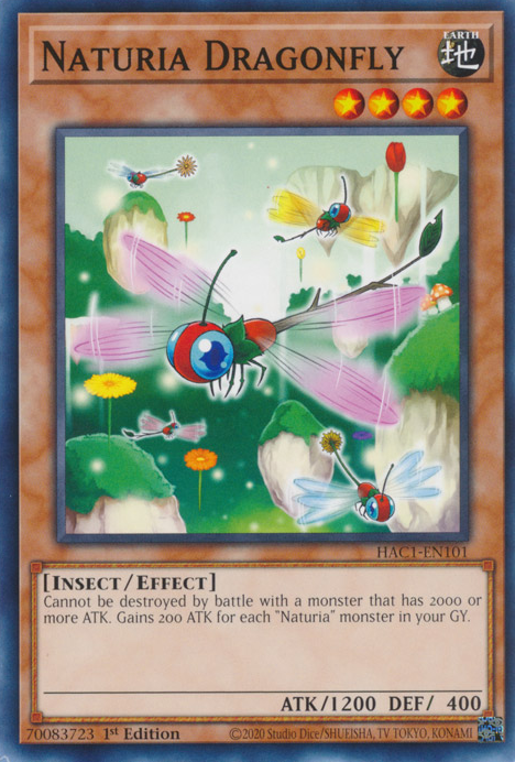Naturia Dragonfly [HAC1-EN101] Common | Good Games Morley