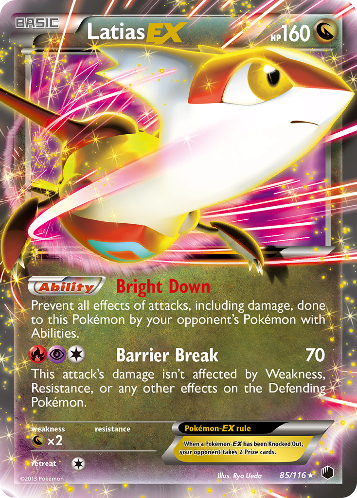 Latias EX (85/116) [Black & White: Plasma Freeze] | Good Games Morley