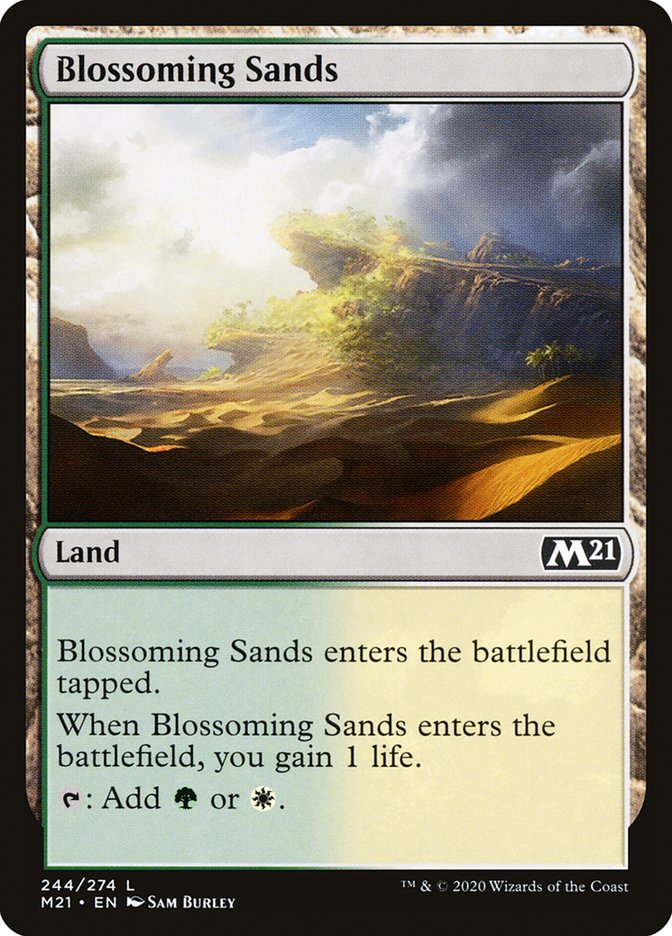 Blossoming Sands [Core Set 2021] | Good Games Morley