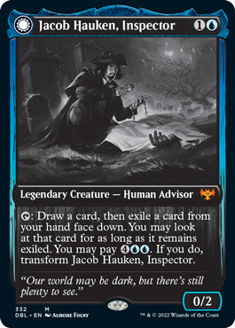 Jacob Hauken, Inspector // Hauken's Insight [Innistrad: Double Feature] | Good Games Morley