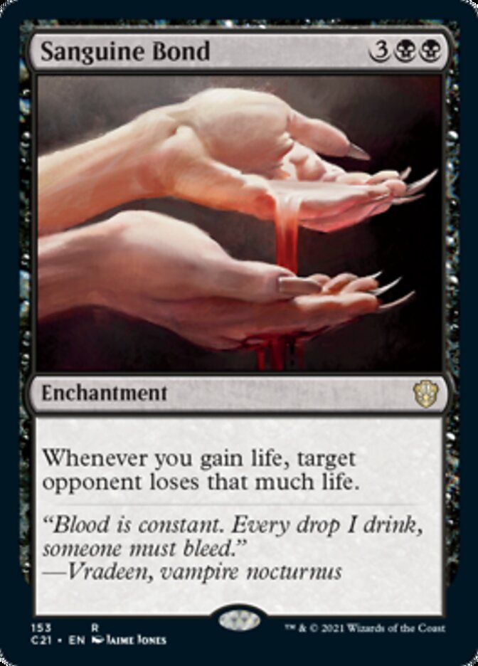Sanguine Bond [Commander 2021] | Good Games Morley