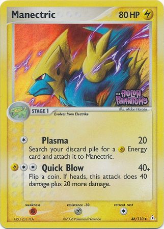 Manectric (46/110) (Stamped) [EX: Holon Phantoms] | Good Games Morley