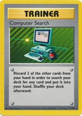 Computer Search (71/102) [Base Set Shadowless Unlimited] | Good Games Morley