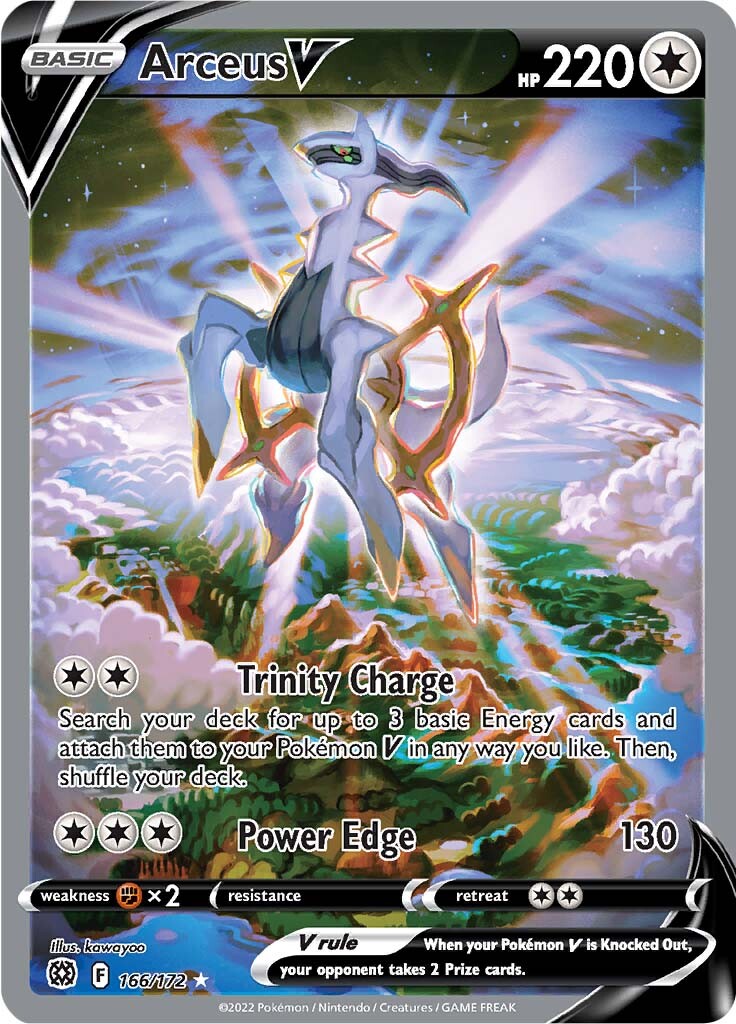 Arceus V (166/172) [Sword & Shield: Brilliant Stars] | Good Games Morley