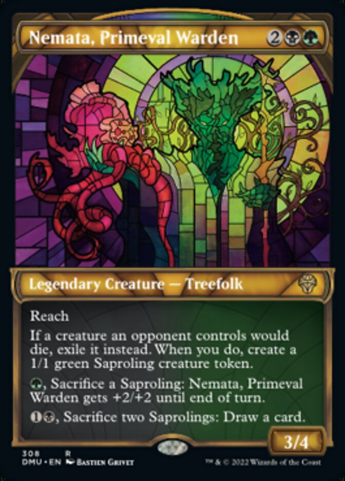 Nemata, Primeval Warden (Showcase) [Dominaria United] | Good Games Morley