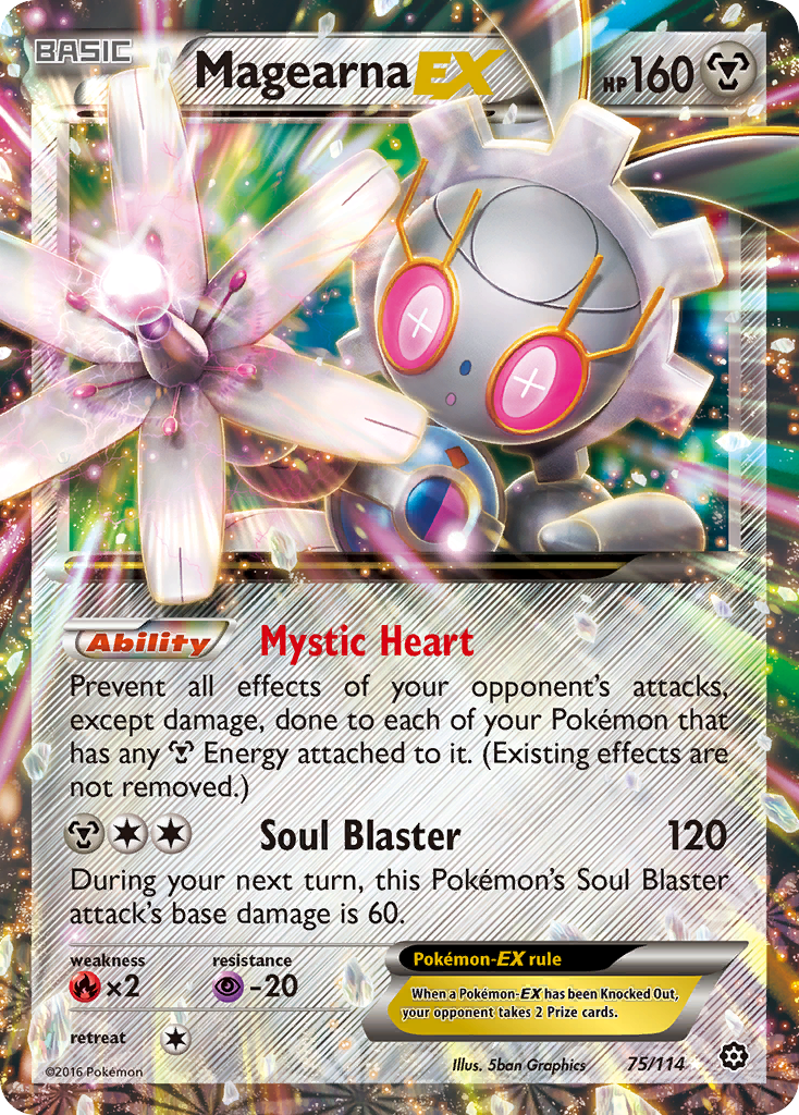 Magearna EX (75/114) [XY: Steam Siege] | Good Games Morley
