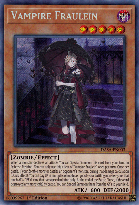 Vampire Fraulein [DASA-EN003] Secret Rare | Good Games Morley