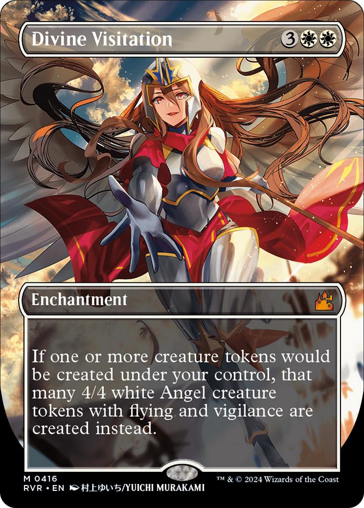 Divine Visitation (Anime Borderless) [Ravnica Remastered] | Good Games Morley