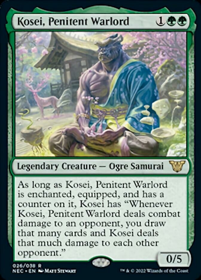 Kosei, Penitent Warlord [Kamigawa: Neon Dynasty Commander] | Good Games Morley