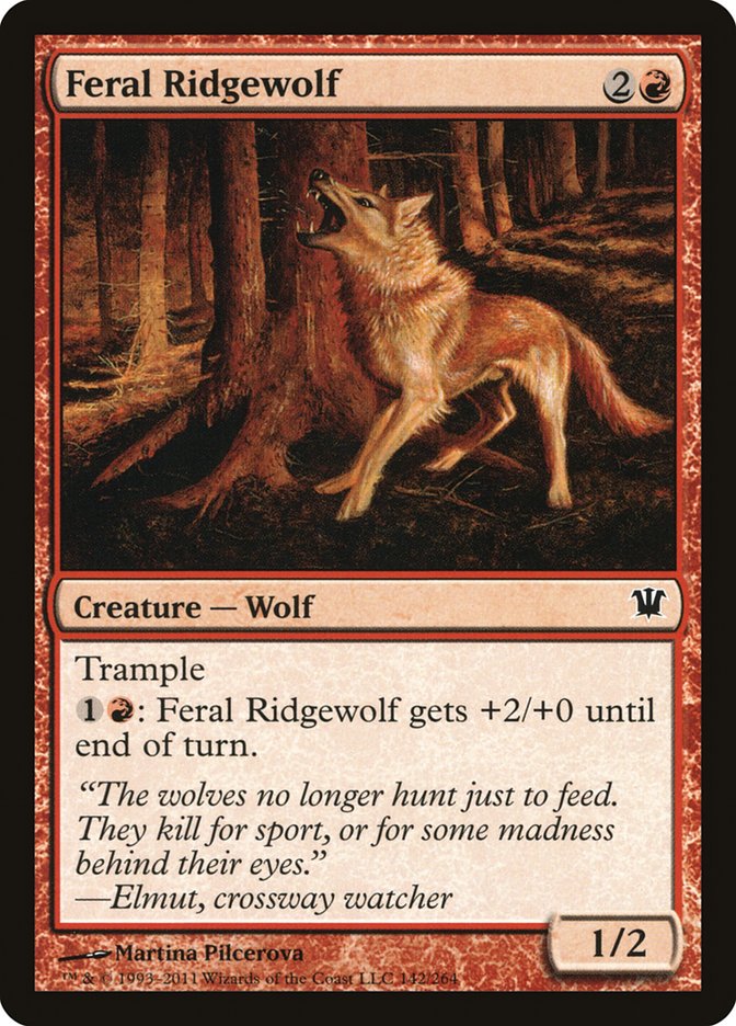 Feral Ridgewolf [Innistrad] | Good Games Morley