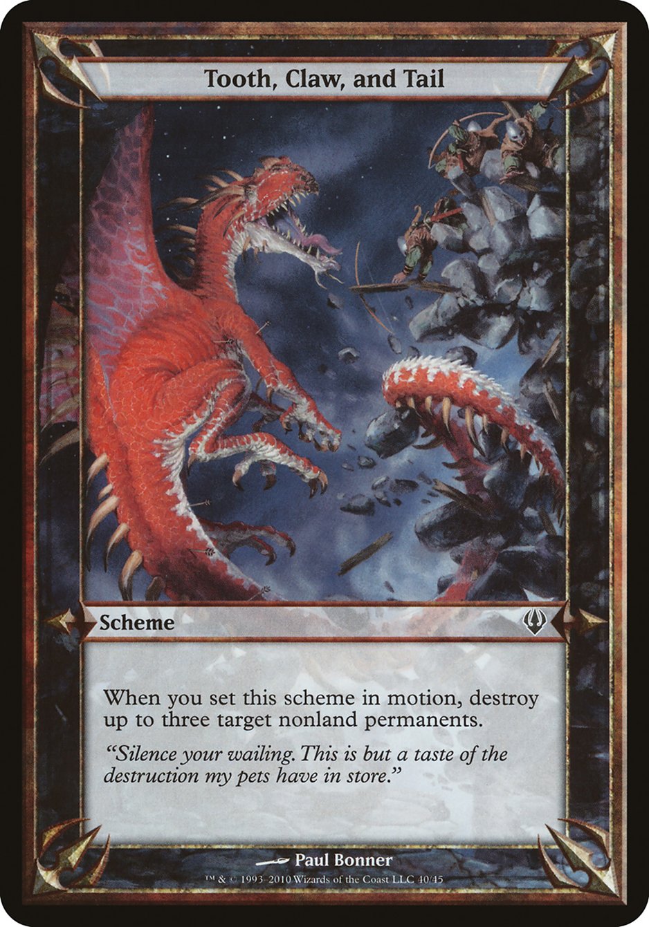 Tooth, Claw, and Tail (Schemes) [Archenemy Schemes] | Good Games Morley